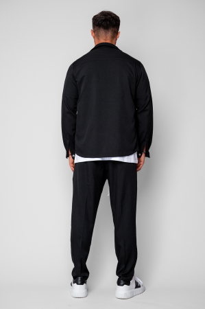 Set Shirt with pockets and long pants Black [3]