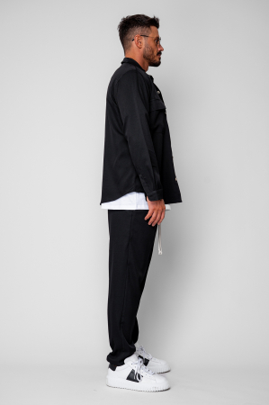 Set Shirt with pockets and long pants Black [2]