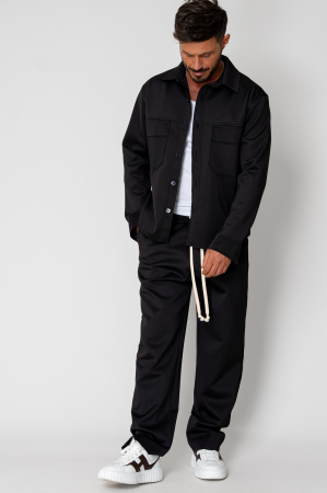 SALE - Shirt with pockets and Black long pants set II