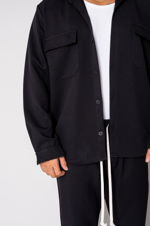 Set Camasa cu buzunare si pantalon lung Black III [4]