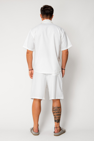 Set shirt and short pants White [3]