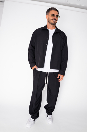 Set Shirt botton closure and Long Trousers Black [0]