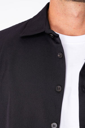 Set Shirt botton closure and Long Trousers Black [4]