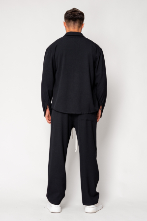Set Button-down shirt and long pants Black II [3]