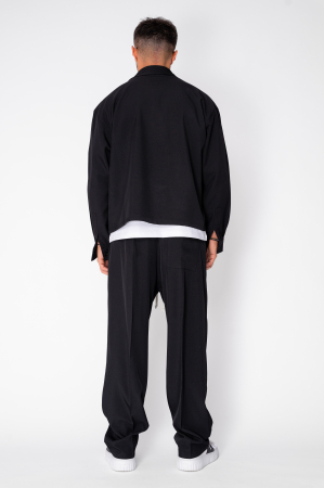 Set Shirt botton closure and Long Trousers Black [3]