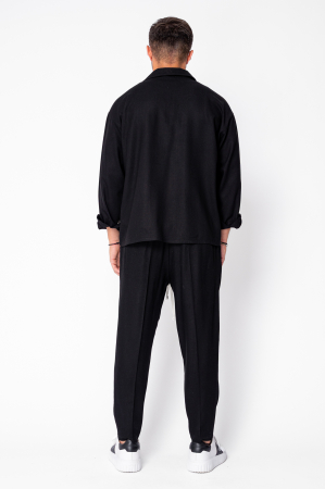 Set Oversized IN Shirt and Long Pants Black [3]