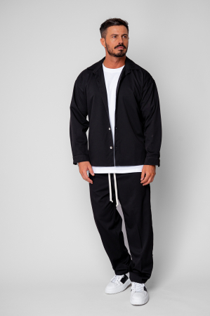 Black Shirt and Long Pants Set [1]