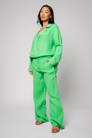 SALE - Green Shirt and Long Pants Set