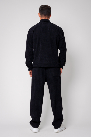 Set Camasa si Pantalon Lung din reiat Black [2]