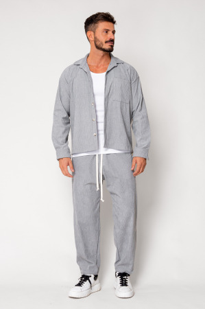 Set shirt and long pants Grey [4]