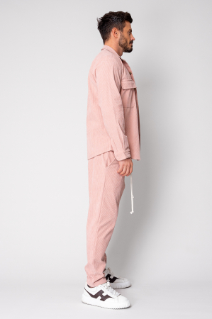 Set Camasa si pantalon lung din reiat Rose [2]