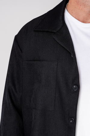 Set Camasa si pantalon lung Oversized Black [5]