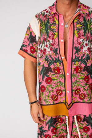 Multicolored shirt and short pants set [4]