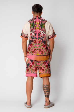 Multicolored shirt and short pants set [3]