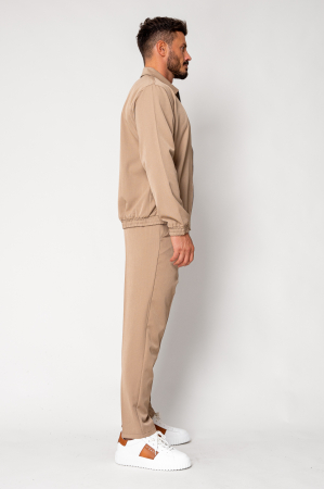 Set Caruso Jacket zipper with and long pants Beige New [3]