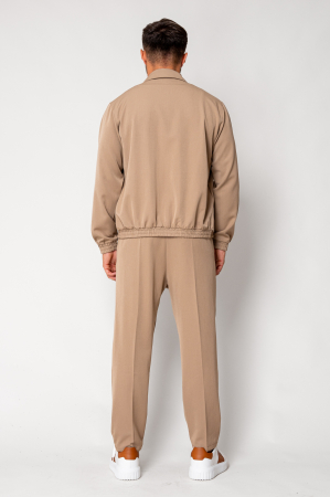 Set Caruso Jacket zipper with and long pants Beige New [4]