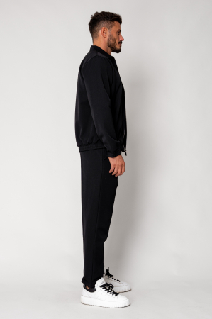 Set Caruso Jacket zipper with and long pants Black New [2]