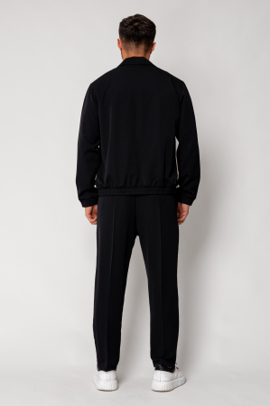 Set Caruso Jacket zipper with and long pants Black New [3]