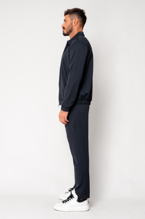 Set Caruso Jacket zipper with and long pants Navy New [2]