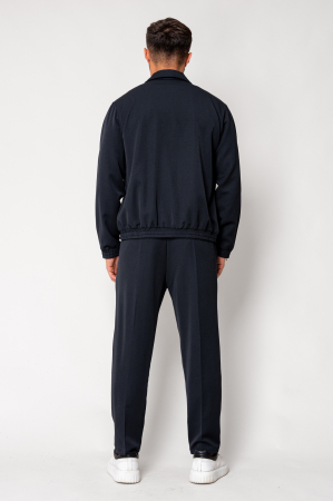Set Caruso Jacket zipper with and long pants Navy New [3]
