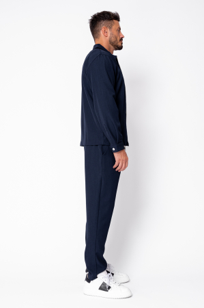 Set Zippered Jacket and Long Trousers Premium Navy [2]