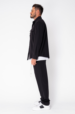 Set Denver Shirt and long pants with drawstring Premium Black [2]