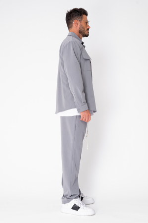 Set Denver Shirt and long pants with drawstring Premium Grey [2]