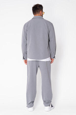 Set Denver Shirt and long pants with drawstring Premium Grey [3]