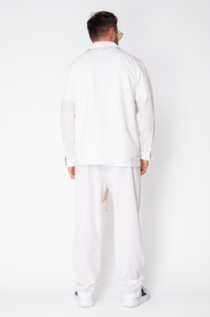 Set Denver Shirt and long pants with drawstring Premium Off White [3]