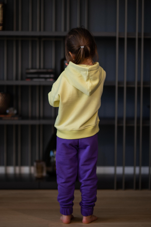 Set Easy-Fit Kids hanorac si pantalon Yellow/Mueve [3]