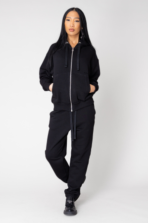 Oversized Easy set with Hoodie and Pants Black [1]