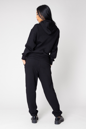 Oversized Easy set with Hoodie and Pants Black [3]