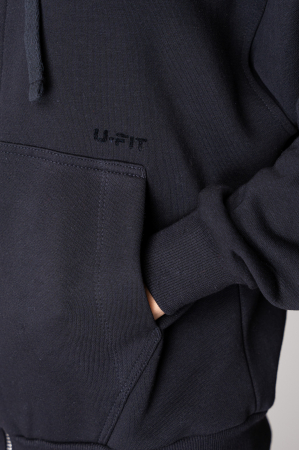 Oversized Easy set with Hoodie and Pants Black [4]