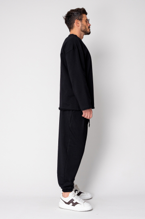 Set Flex Oversized Blouse and Baggy Pants Black [2]