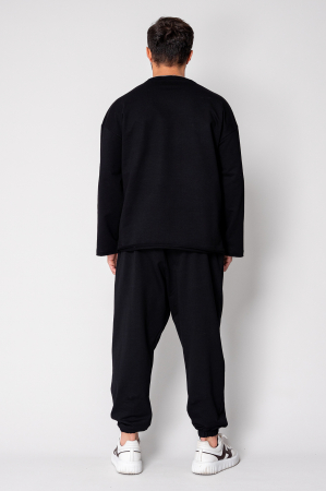 Set Flex Oversized Blouse and Baggy Pants Black [3]