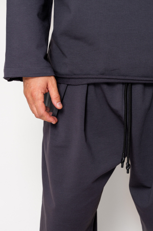 Set Flex Oversized Blouse and Baggy Pants Grey Anthracite [4]