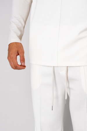 Set Flex Bluza si pantalon lung Off White [4]