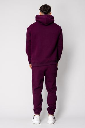 Set hanorac si pantalon Burgundy [3]