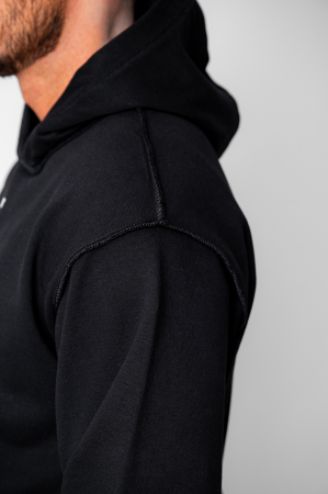 Set hanorac si pantalon cu cusaturi exterioare Black [5]