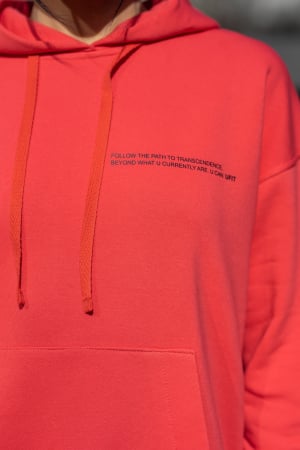 Hanorac Easy-Fit Oversized Coral [0]