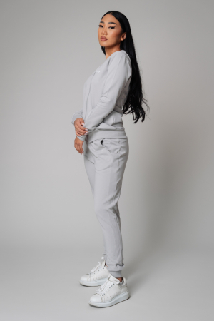 Set Hypera hanorac cu fermoar si pantalon Grey [1]