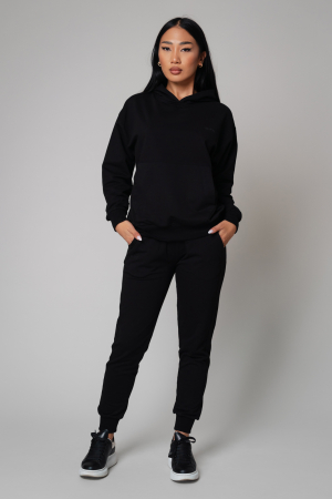 PROMOTII - Set Hypera hanorac si pantalon Black