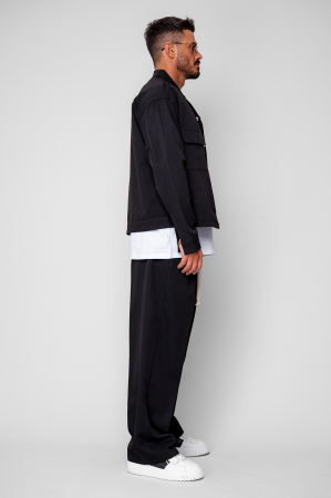 Set Jacket with pockets and long trousers Black [2]