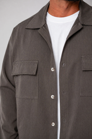 Set Jacheta cu buzunare si pantalon lung Brown [3]