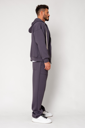 Set Loren Jacket with zipper and long pants Grey Anthracite [2]