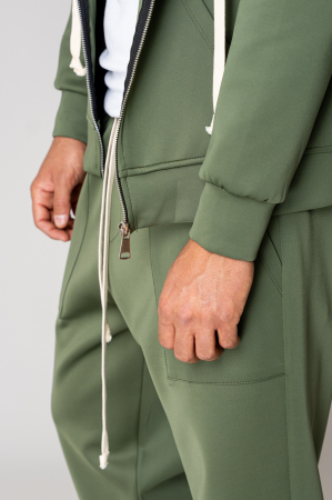 Set Loren Jacket with zipper and long pants Kaki [4]