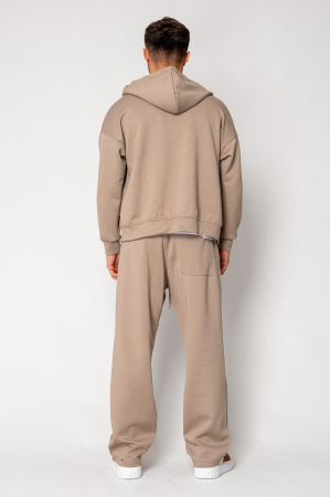 Set Loren Jacket with zipper and long pants Taupe [3]