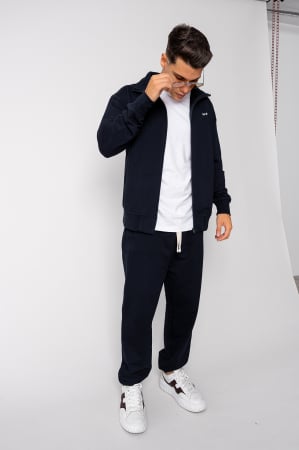 NOUTATI - Set jacheta cu fermoar si pantalon Navy