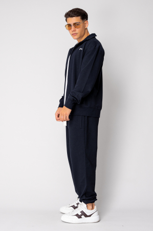 Set jacheta cu fermoar si pantalon Navy [2]