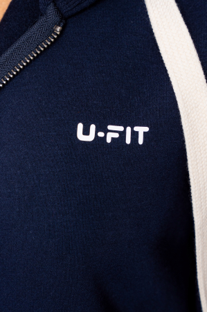 Set Winter hanorac cu fermoar si pantalon Navy [3]